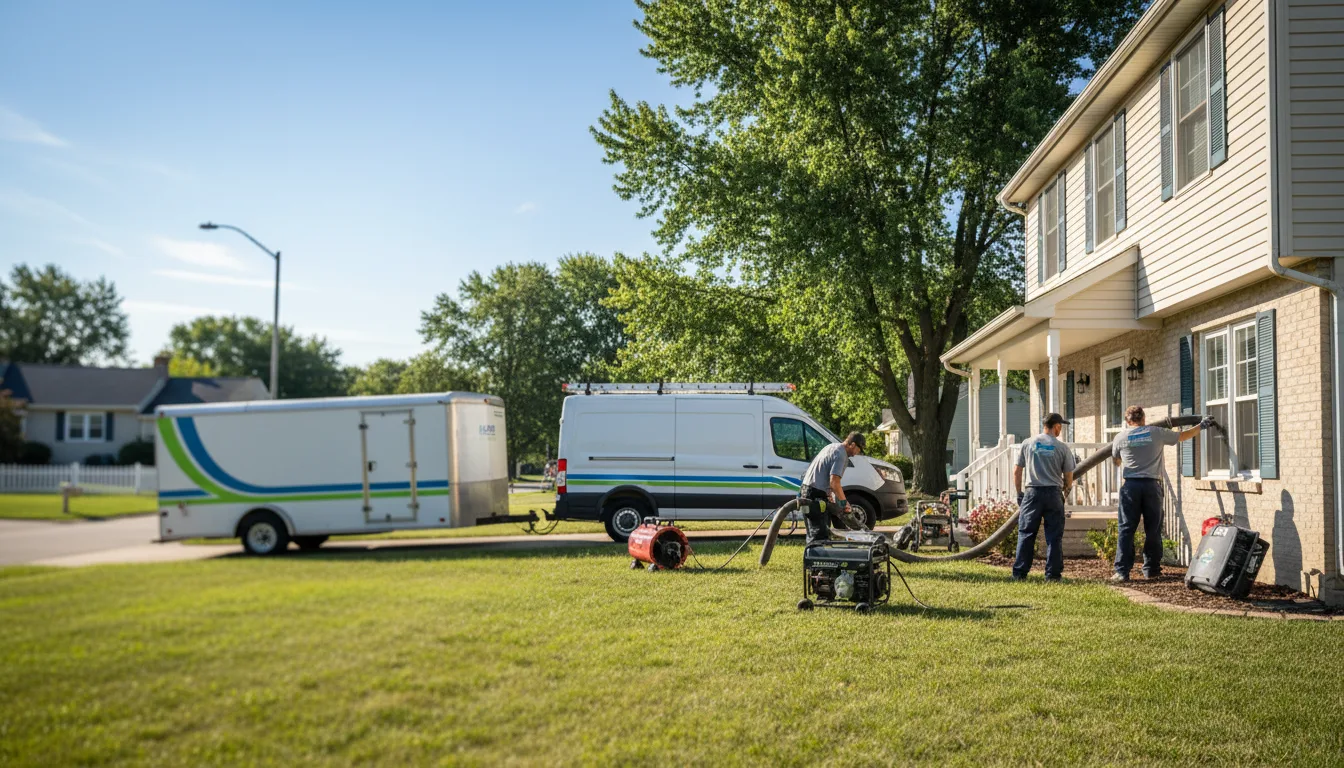 Flooded Basement Restoration And Cleanup With Repair in Portage, MI near me